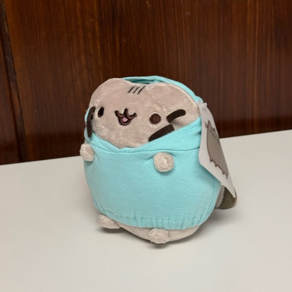 Pusheen The Cat with Teal Hoodie Plush 5” - Picture 11 of 14